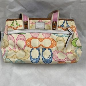 COACH Hampton Scribble Tote Bag